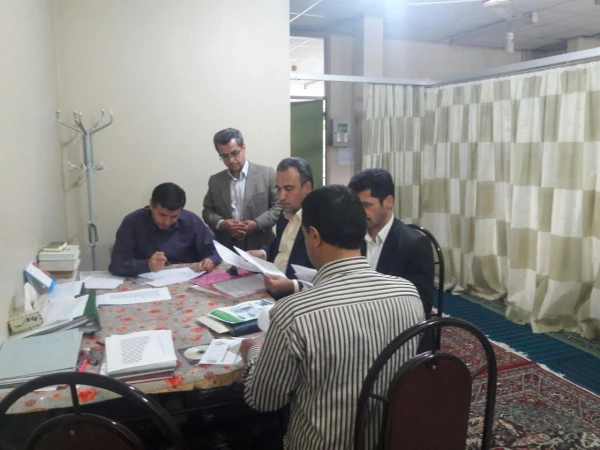بازدید مسئولین نظارت و ارزیابی دانشگاه فرهنگیان استان از مرکز و حضور در جلسه ارزیابی سرای دانشجویی