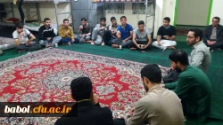 جلسه آشنایی با تغذیه سالم در خوابگاه شهید علامه زاده مرکز توسط کانون سلامت و طب سنتی