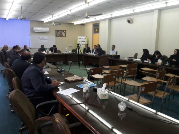 اولین جلسه شورای نظارت و ارزیابی دانشگاه فرهنگیان استان مازندران در سال1397 - مرکز بابل