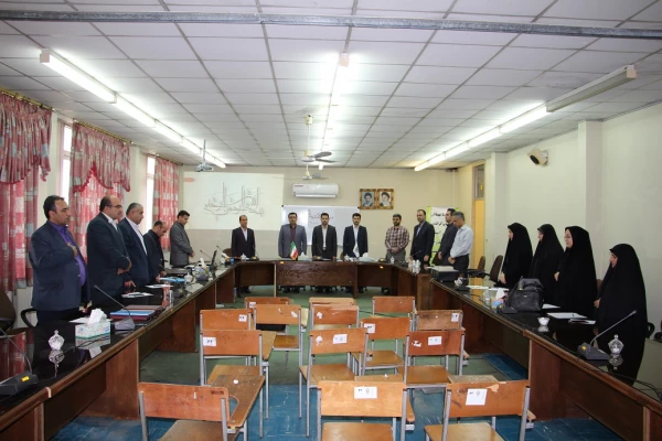 اولین جلسه شورای نظارت و ارزیابی دانشگاه فرهنگیان استان مازندران در مرکز بابل سال 1397