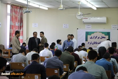 بازدید مدیریت امور پردیس های دانشگاه فرهنگیان استان از برگزاری امتحانات در مرکز