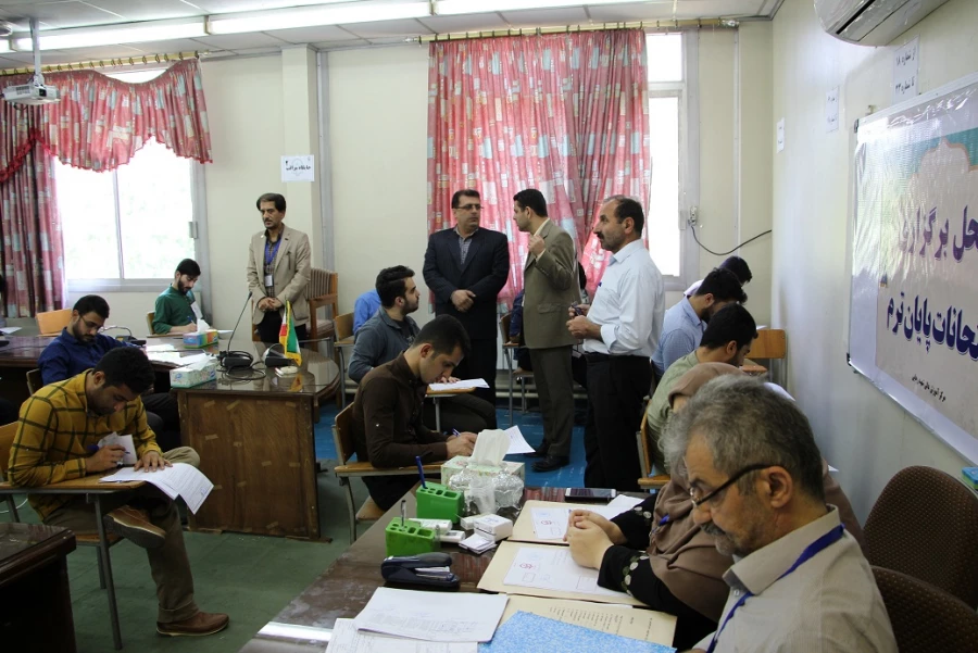 بازدید آقای دکتر کساییان مدیریت محترم امور پردیس های دانشگاه فرهنگیان استان مازندران از برگزاری امتحانات در مرکز