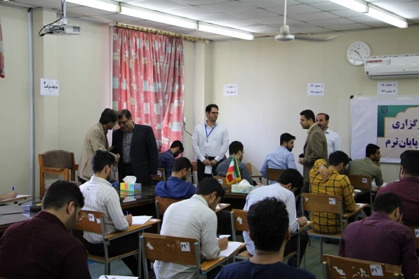 بازدید آقای دکتر کساییان مدیریت محترم امور پردیس های دانشگاه فرهنگیان استان مازندران از برگزاری امتحانات در مرکز