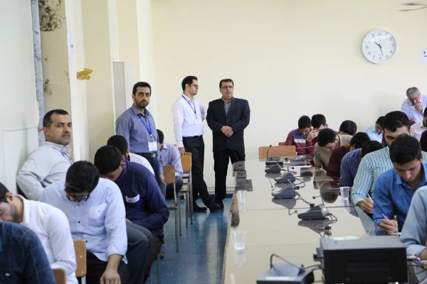 بازدید آقای دکتر کساییان مدیریت محترم امور پردیس های دانشگاه فرهنگیان استان مازندران از برگزاری امتحانات در مرکز