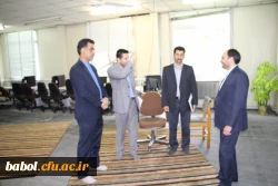 بازدید مهندس رضایی سرپرست مرکز هوشمند سازی دانشگاه فرهنگیان از مرکز شهید رجایی بابل