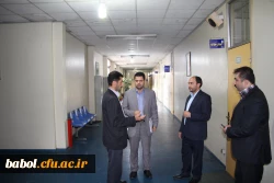 بازدید مهندس رضایی سرپرست مرکز هوشمند سازی دانشگاه فرهنگیان از مرکز شهید رجایی بابل