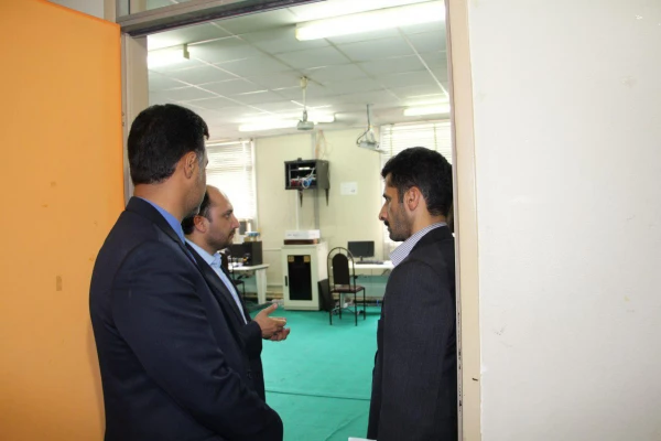 بازدید مهندس رضایی سرپرست مرکز هوشمند سازی دانشگاه فرهنگیان از مرکز شهید رجایی بابل