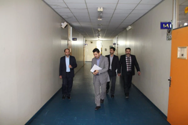 بازدید مهندس رضایی سرپرست مرکز هوشمند سازی دانشگاه فرهنگیان از مرکز شهید رجایی بابل