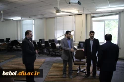 بازدید مهندس رضایی سرپرست مرکز هوشمند سازی دانشگاه فرهنگیان از مرکز شهید رجایی بابل