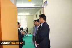 بازدید مهندس رضایی سرپرست مرکز هوشمند سازی دانشگاه فرهنگیان از مرکز شهید رجایی بابل