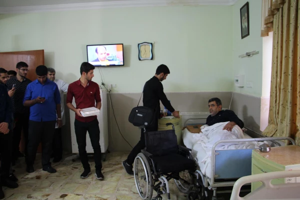 بازدید از آسایشگاه جانبازان امام علی ساری