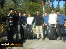 طرح جهادی نظافت در محیط دانشگاه