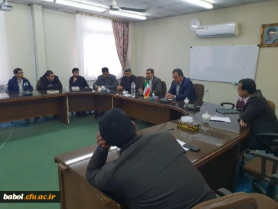 نشست صمیمی کارشناس مسئول محترم حراست مدیریت لایه استانی با دانشجویان :
دانشجو معلمان گرامی بازوهای توانمند دانشگاه به منظور پیشبرد اهداف نظام مقدس جمهوری اسلامی ایران  هستند.