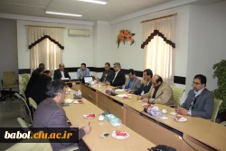 حضور سرپرست محترم دانشگاه فرهنگیان بابل در جلسه شورای معاونین آموزش و پرورش بابل