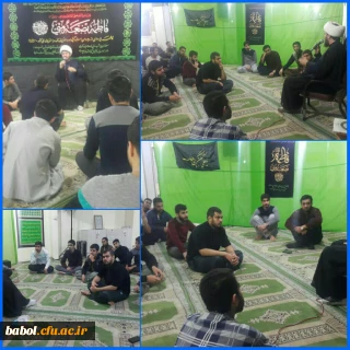 به مناسبت ایام فاطمیه :
جلسه هفتگی هیئت رهروان ولایت