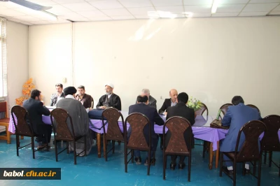 اولین نشست مشترک مسئولین نهاد رهبری دانشگاه مازندران با مدیران و اعضای گروههای آموزشی در مرکز بابل
موضوع: شاخص های تربیت اسلامی همراه با آسیب شناسی فعالیتهای فرهنگی