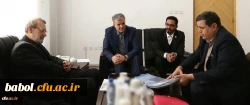 دیدار رییس دانشگاه فرهنگیان با رییس مجلس شورای اسلامی