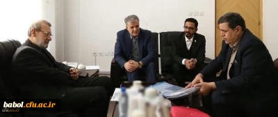 دیدار رییس دانشگاه فرهنگیان با رییس مجلس شورای اسلامی