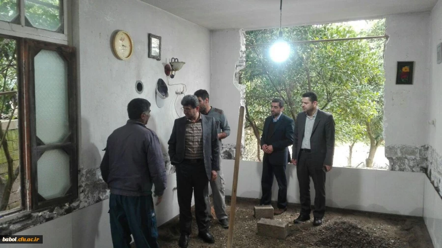 بازدید از مناطق سیل زده تالار پشت