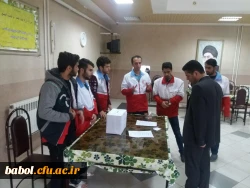 برگزاری انتخابات شورای کانون دانشجویی هلال احمر