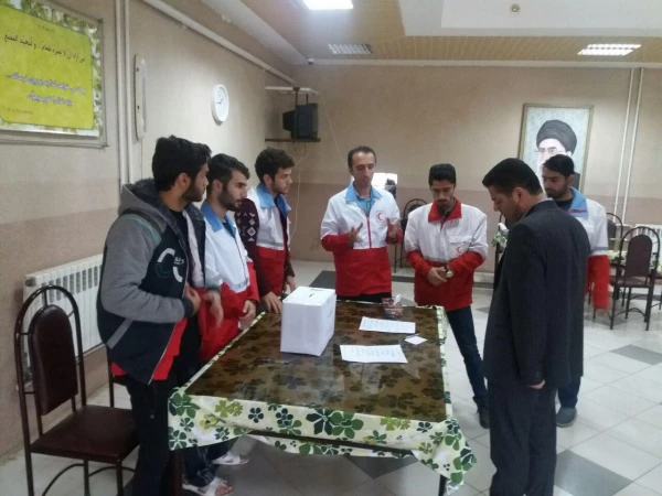 برگزاری انتخابات شورای کانون دانشجویی هلال احمر