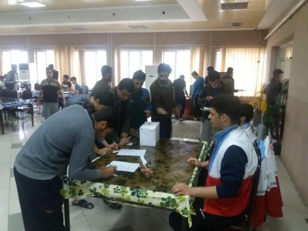 برگزاری انتخابات شورای کانون دانشجویی هلال احمر