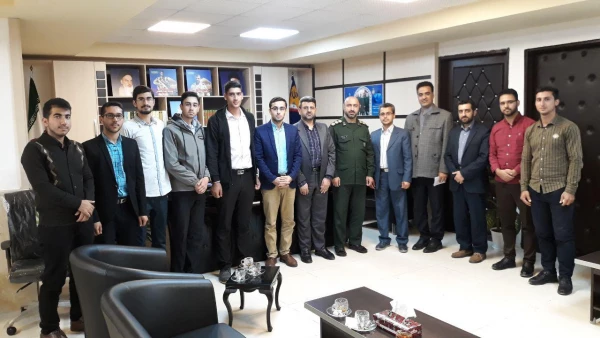 دیدار با فرمانده سپاه پاسداران شهرستان بابل