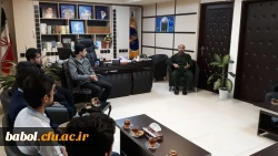 دیدار با فرمانده سپاه پاسداران شهرستان بابل