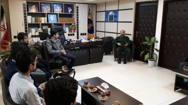 دیدار با فرمانده سپاه پاسداران شهرستان بابل