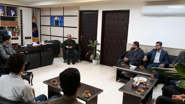 دیدار با فرمانده سپاه پاسداران شهرستان بابل