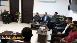 دیدار با فرمانده سپاه پاسداران شهرستان بابل