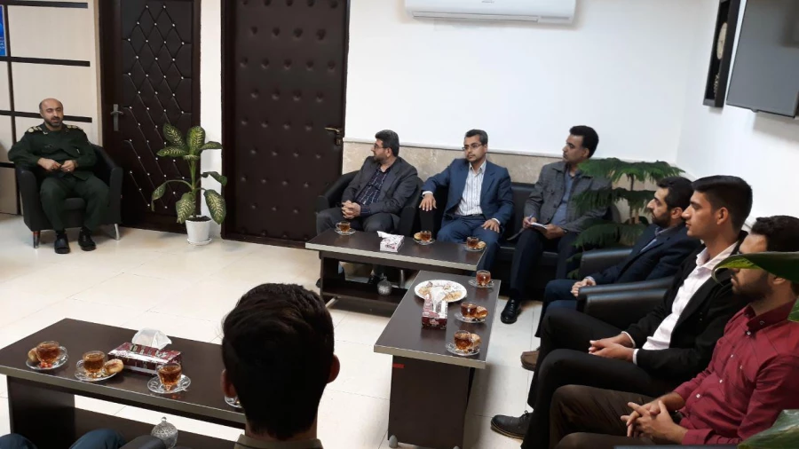 دیدار با فرمانده سپاه پاسداران شهرستان بابل