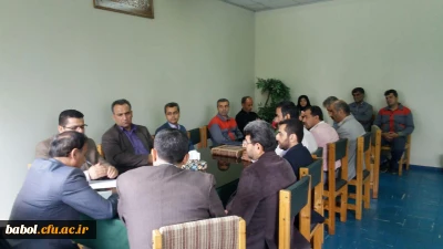 بازدید آقای دکتر اسلامی راد سرپرست محترم مدیریت امور پردیس های دانشگاه فرهنگیان استان مازندران از مرکز بابل