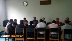 بازدید دکتر اسلامی سرپرست محترم مدیریت امور پردیس های استان از مرکز بابل