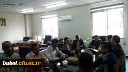 بازدید دکتر اسلامی سرپرست محترم مدیریت امور پردیس های استان از مرکز بابل