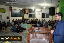 با حضور مسئولان مرکز در ضیافت افطار دانشجویی برگزار گردید:
مراسم پرفیض محفل انس با قرآن 5