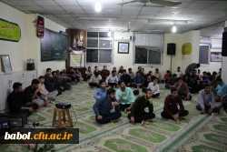 با حضور مسئولان مرکز در ضیافت افطار دانشجویی برگزار گردید:
مراسم پرفیض محفل انس با قرآن 6