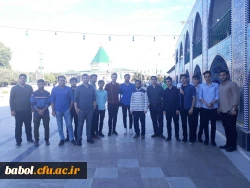 در راستای رسیدگی و پیگیری امور دانشجویان و نشاط افزایی در ماه مبارک رمضان  صورت پذیرفت:
برگزاری اردوی علمی تفریحی دانشجویان رشته ریاضی مرکز  شهید رجایی بابل 2