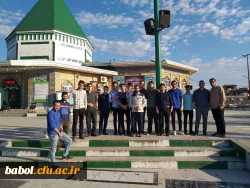 در راستای رسیدگی و پیگیری امور دانشجویان و نشاط افزایی در ماه مبارک رمضان  صورت پذیرفت:
برگزاری اردوی علمی تفریحی دانشجویان رشته ریاضی مرکز  شهید رجایی بابل 3