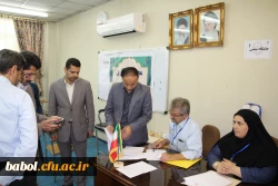 بازدید سرپرست محترم امور پردیس های استان مازندران از برگزاری آزمون پایان ترم مرکز بابل 2