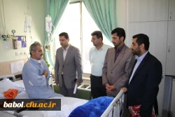 در آستانه عید غدیر صورت پذیرفت :
عیادت از  اقای خیراله زاده جانباز و آزاده مرکز بابل 2