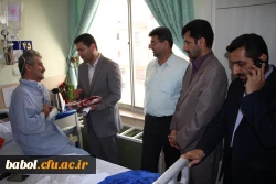 در آستانه عید غدیر صورت پذیرفت :
عیادت از  اقای خیراله زاده جانباز و آزاده مرکز بابل 2