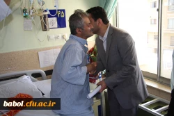 در آستانه عید غدیر صورت پذیرفت :
عیادت از  اقای خیراله زاده جانباز و آزاده مرکز بابل 3