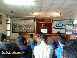 تریبون آزاد با عنوان استکبار ستیزی در سالن ساختمان آموزش برگزار گردید: 5