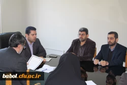 معارفه رابط حراست مرکز و هم اندیشی مسائل حراستی 
