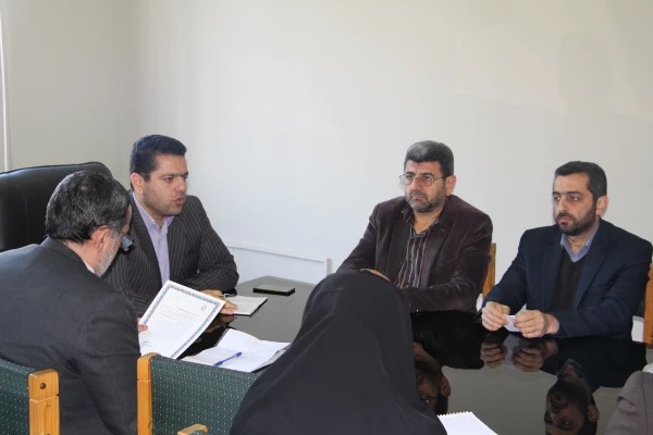 معارفه رابط حراست مرکز و هم اندیشی مسائل حراستی 
