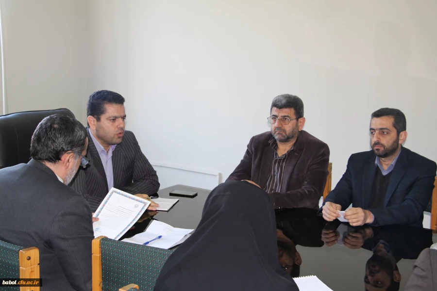 معارفه رابط حراست مرکز و هم اندیشی مسائل حراستی 
