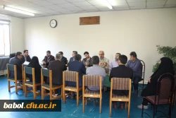 معارفه رابط حراست مرکز و هم اندیشی مسائل حراستی 
