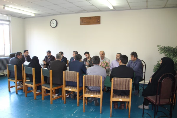 معارفه رابط حراست مرکز و هم اندیشی مسائل حراستی 
