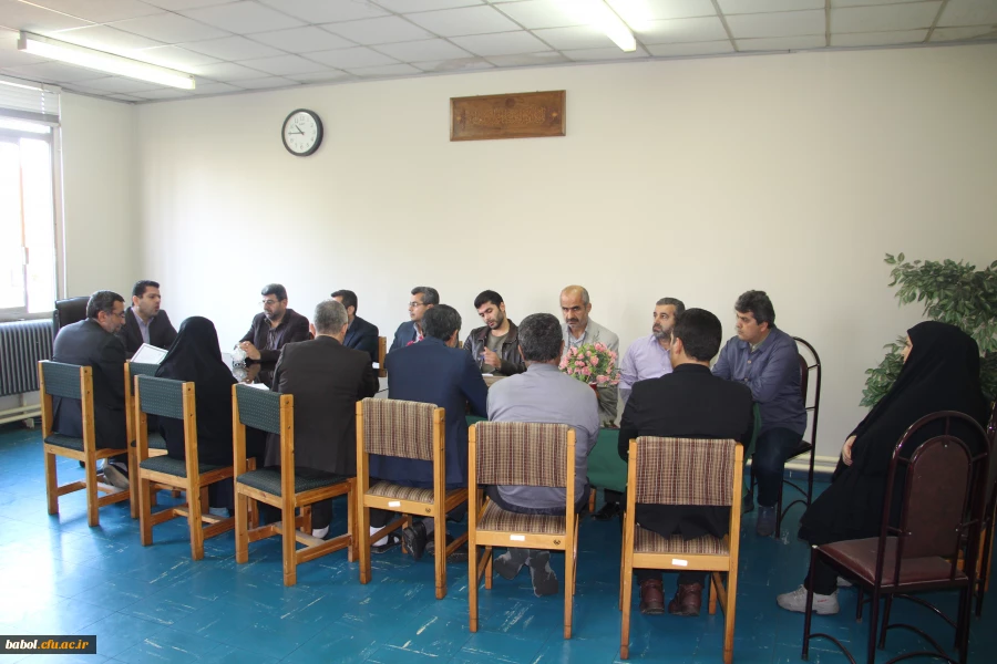 معارفه رابط حراست مرکز و هم اندیشی مسائل حراستی 
